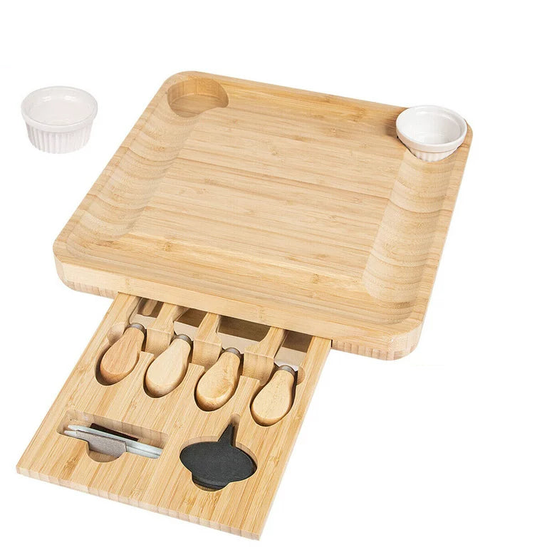 Bamboo Cheeseboard Set